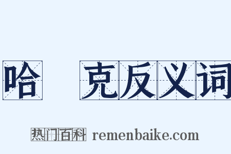 哈薩克反义词是什么意思的图片